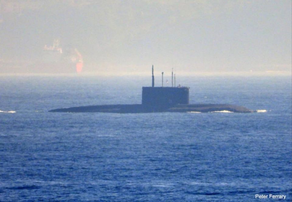 Российская большая подводная лодка проекта 06363 Б-261 «Новороссийск» покинула Средиземное море, пройдя Гибралтарским проливом
