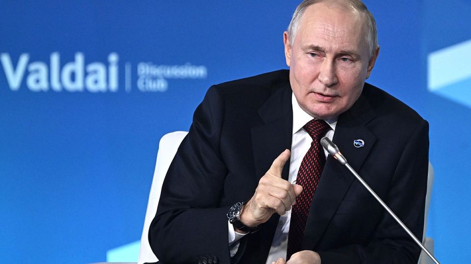Выступление и ответы на вопросы Путина на «Валдае» длилось 3 часа 52 минуты