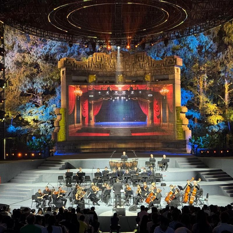 Российский национальный оркестр выступил в китайском Нанкине на фестивале Nanjing Forest Music Festival