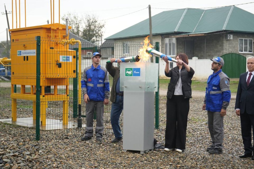 В Апшеронском районе газифицировали пять населенных пунктов