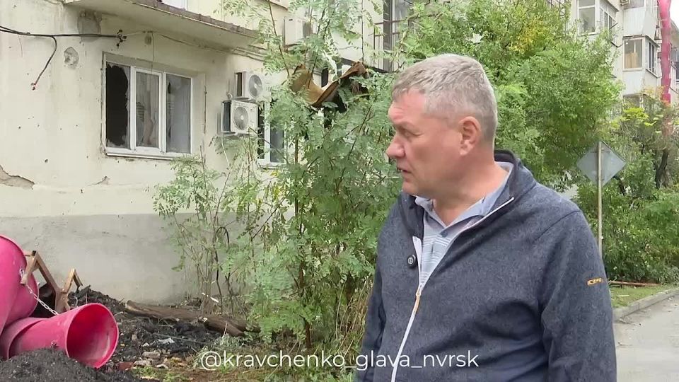 Андрей Кравченко: Слежу за ситуацией по восстановлению жилых домов, пострадавших после недавней атаки на Новороссийск