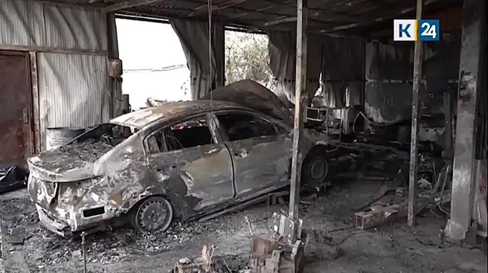 Неисправная буржуйка могла стать причиной пожара, который уничтожил две краснодарские СТО