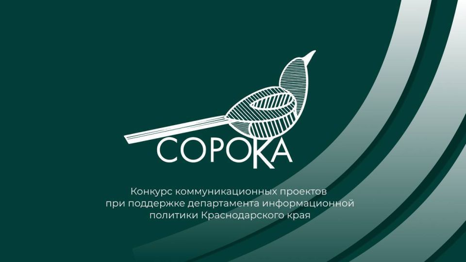 Второй региональный конкурс коммуникационных проектов «Сорока—2025» стартовал в Краснодарском крае