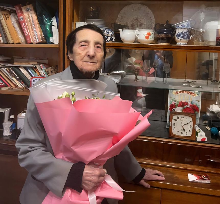 102-летний юбилей отмечает коренная сочинка, участник Великой Отечественной войны и Почётный гражданин города Людмила Черняева