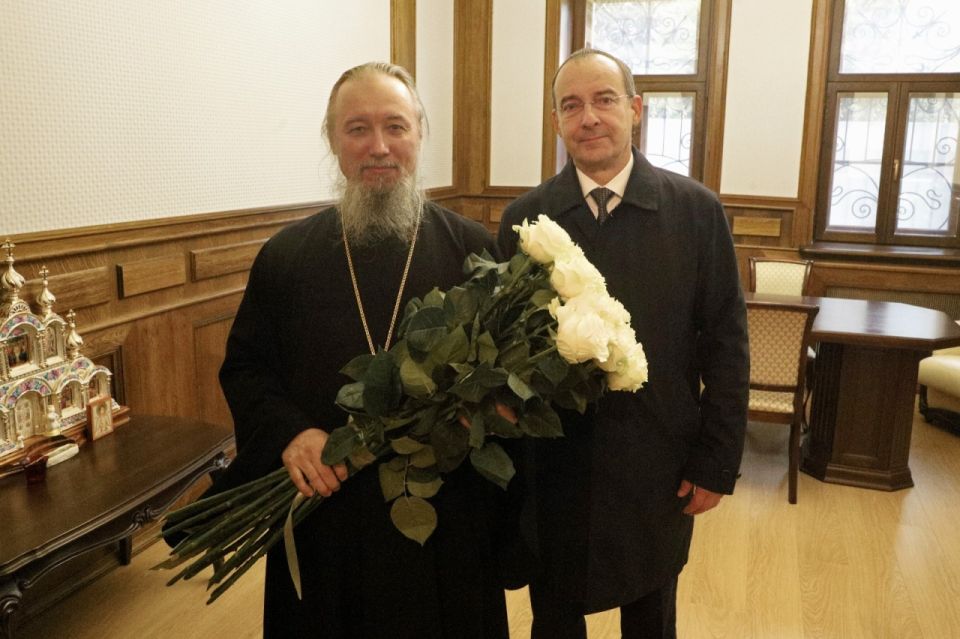 Председатель ЗСК поздравил с днем рождения главу Кубанской митрополии
