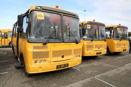 Еще 35 автобусов – продолжаем обновление школьного автопарка