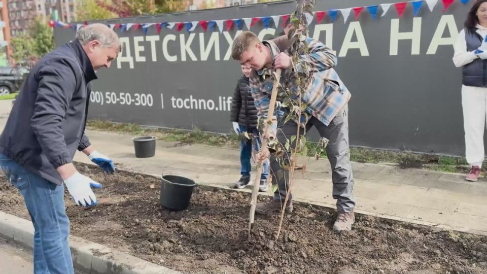 В День отца в Краснодаре заложили Аллею отцов