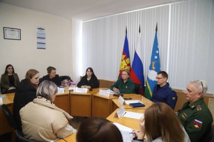 Прокурором Крыловского района принято участие в приеме участников специальной военной операции и членов их семей