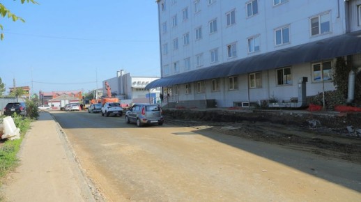 В выходные дни будет ограничен проезд по улице Пашковский перекат из-за дорожных работ