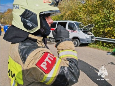 Сегодня в Апшеронске прошли учения по ликвидации последствий ДТП
