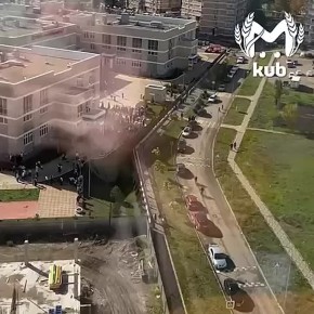 Пожар произошел в школе №111 на Гидрострое
