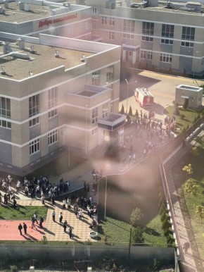 Семьсот человек, из них 660 детей, эвакуировали из школы в Краснодаре из-за пожара, возгорание ликвидировано, сообщили в МЧС региона