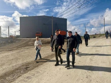 Денис Буцаев и Евгений Пергун проинспектировали комплекс по обращению с твердыми коммунальными отходами в Новороссийске