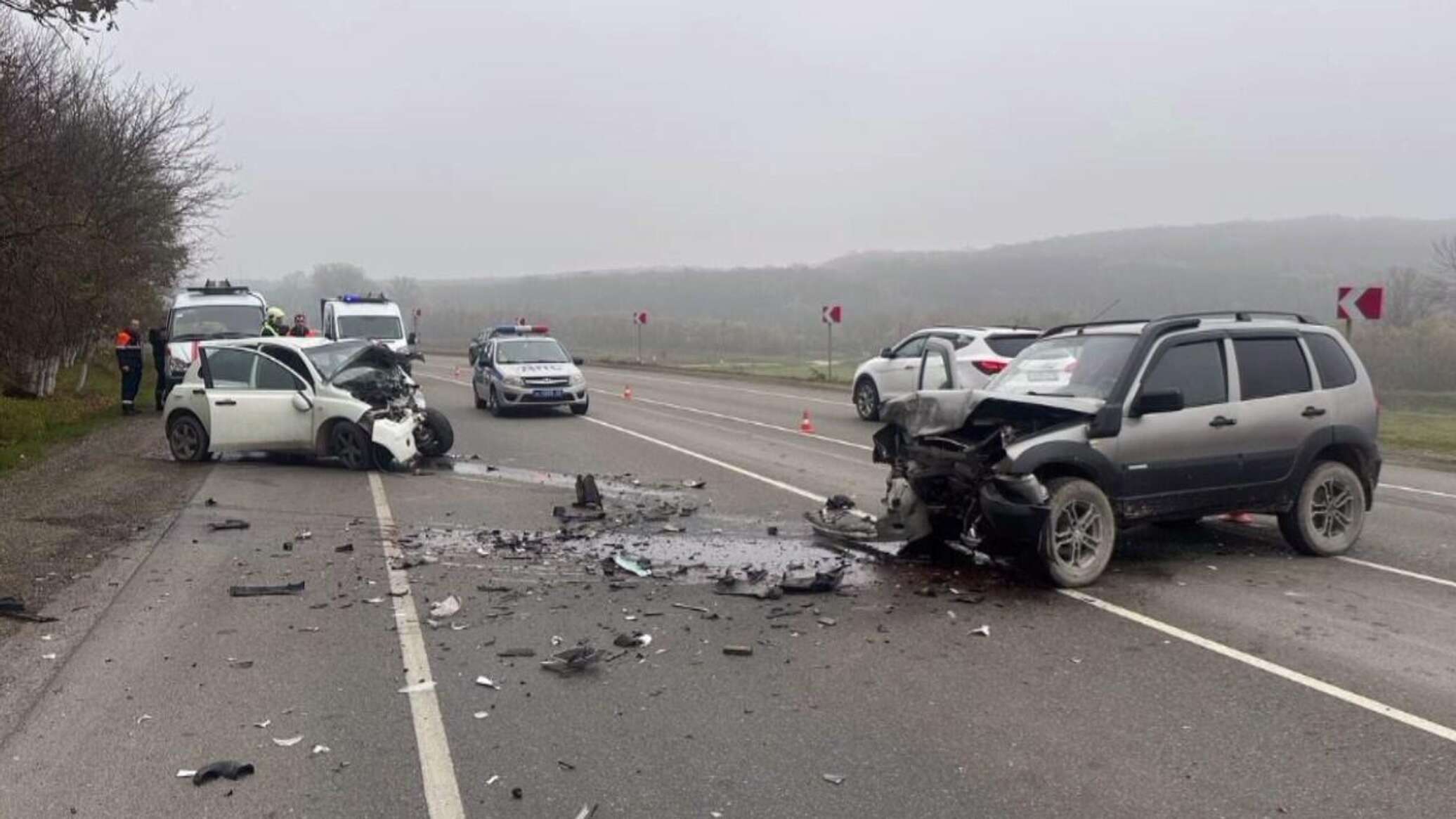 В Крымском районе Кубани произошло смертельное ДТП