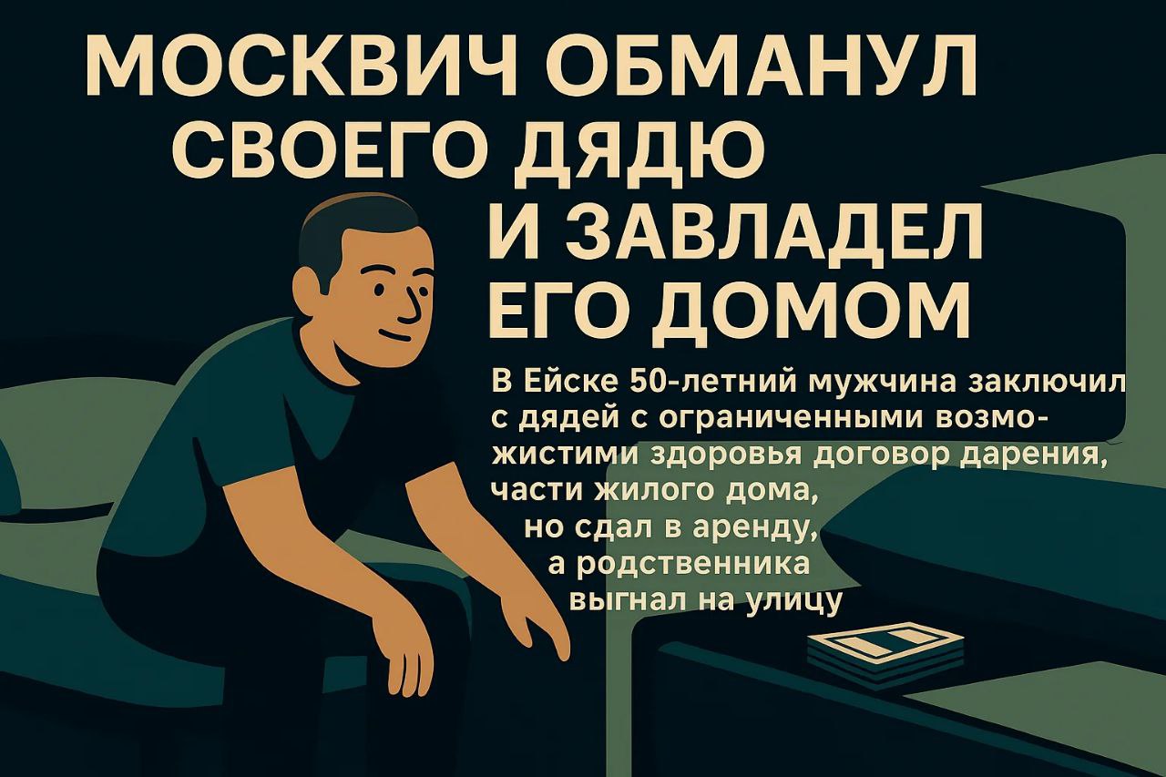 Обманул своего дяду с ограниченными возможностями здоровья и завладел его домом