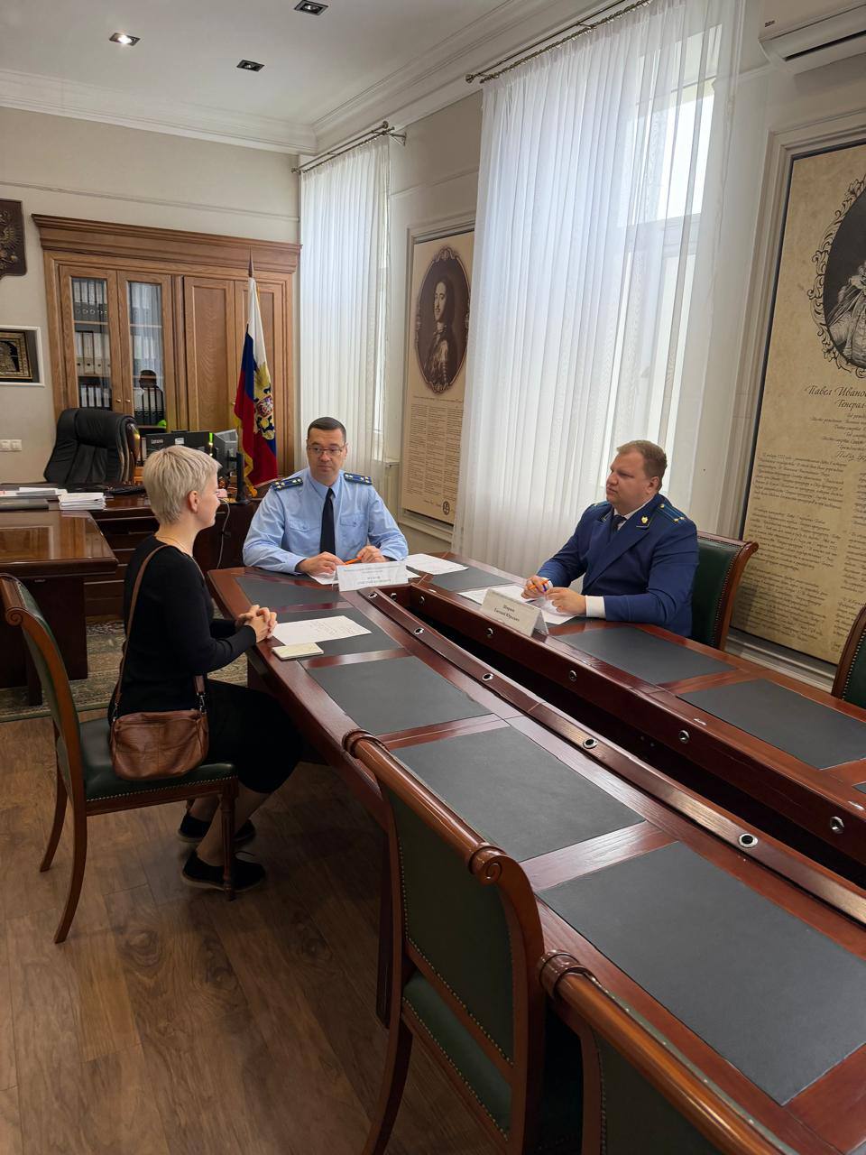 В прокуратуре Северского района начальником управления прокуратуры края проведен прием граждан