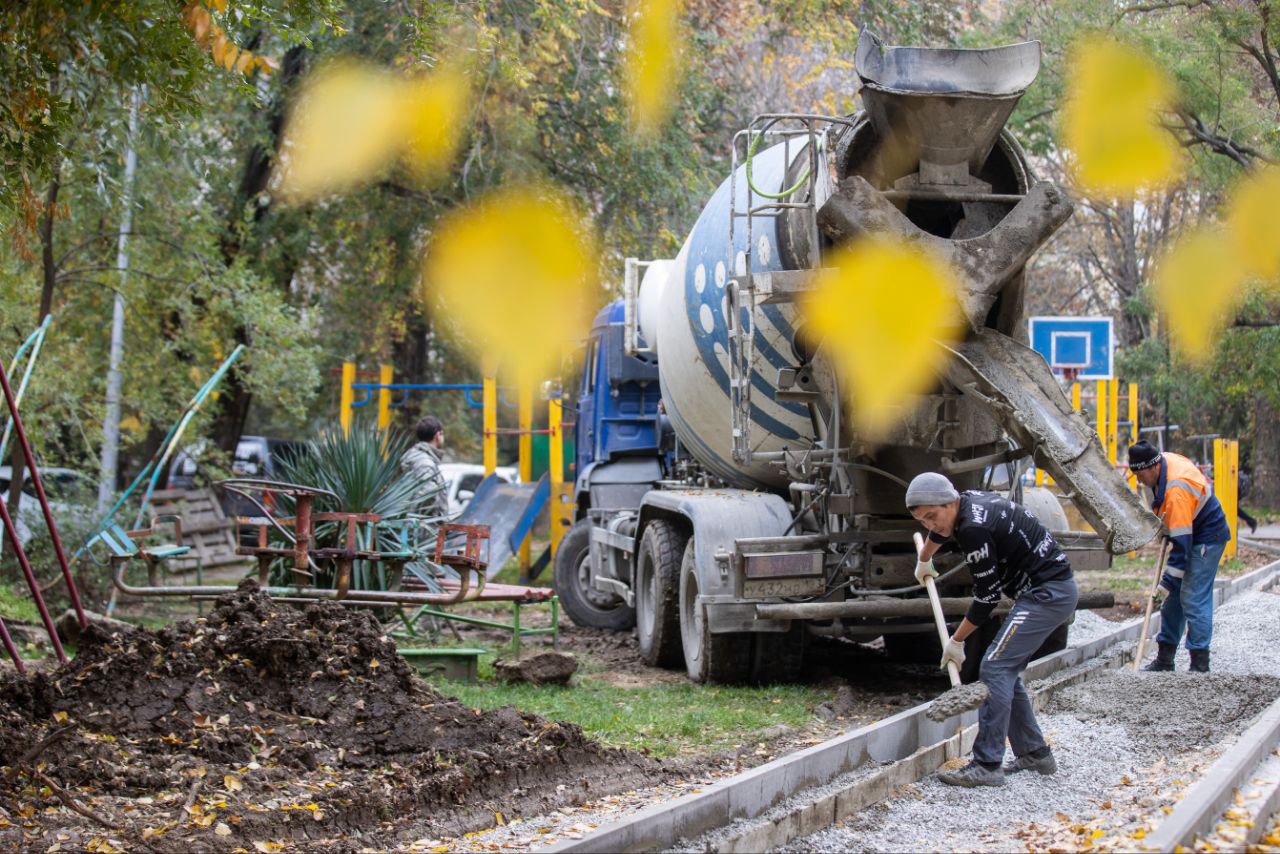 В Анапе благоустраивают микрорайон №12