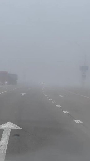 Туман второй день: на дорогах Кубани вновь плохая видимость