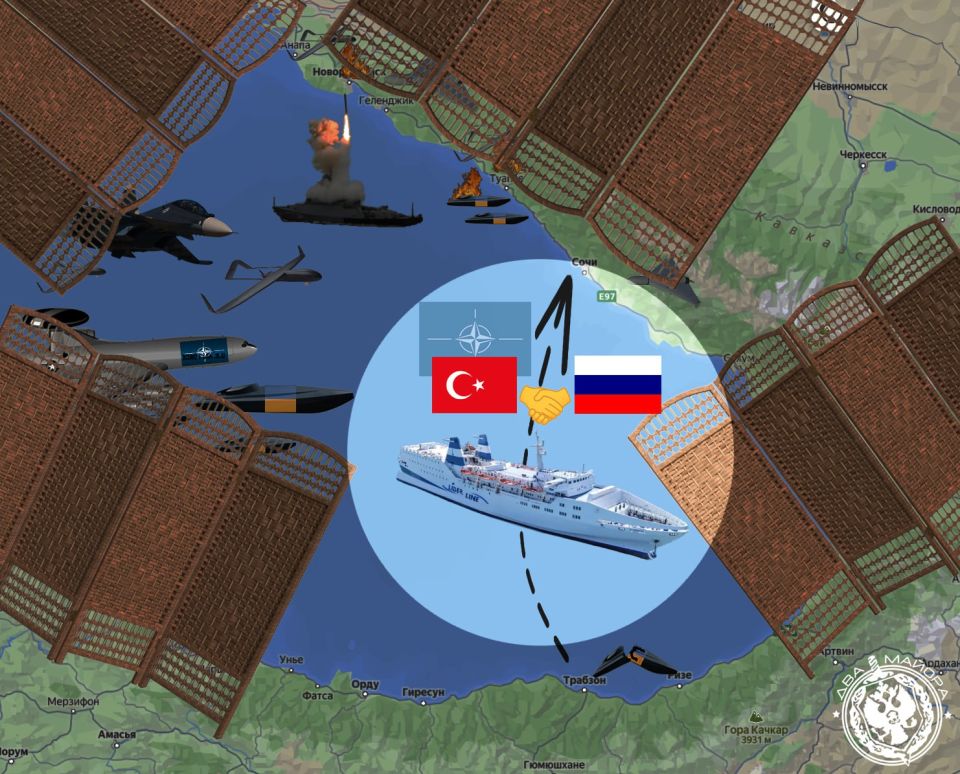 Два майора: Паром Seabridge возвращается обратно в Турцию