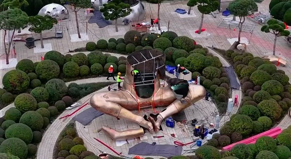 Гигантские руки и ноги обнаружили в парке «Краснодар»