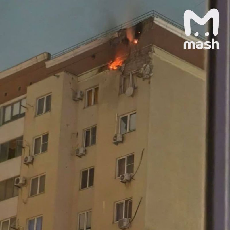 Один человек пострадал после падения обломков БПЛА на частный дом в Новороссийске