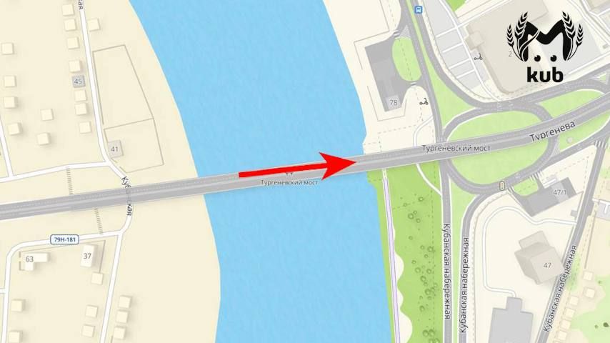 Движение на трое суток ограничат на выезде с Тургеневского моста