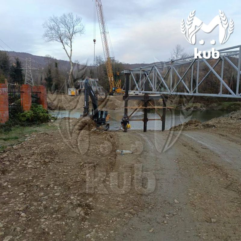 Рухнувший мост в Лермонтово, который обещали восстановить к 1 декабря, не построили