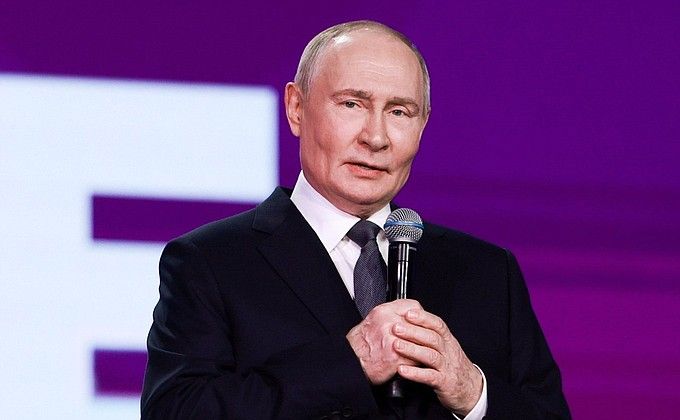 Владимир Путин принял участие в церемонии награждения победителей Международной премии #МыВместе