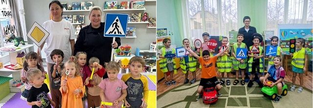 Автоинспекторы Кубани помогают дошкольникам научится правильно ориентироваться в дорожной инфраструктуре