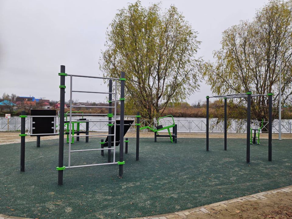 На территории Выселковского района завершены работы по благоустройству общественной территории в рамках национального проекта