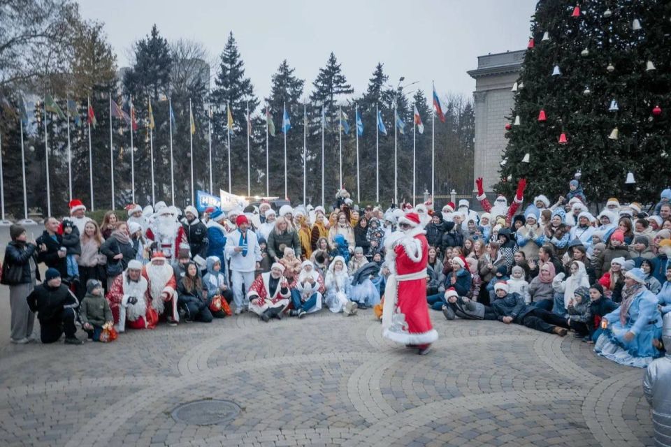 В Краснодаре состоялся традиционный новогодний мотопробег