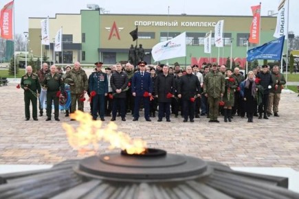 В Динском районе представитель следственного управления СК России принял участие в закрытии краевого этапа Всероссийской акции «Вахта Памяти-2025»