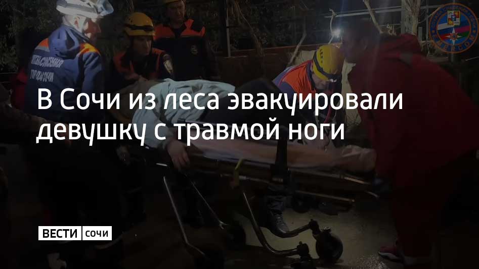 Вечером 9 ноября дежурному Службы спасения города Сочи поступило сообщение о том, что в каньоне "Чертовы ворота" девушка травмировала ногу во время лесной прогулки