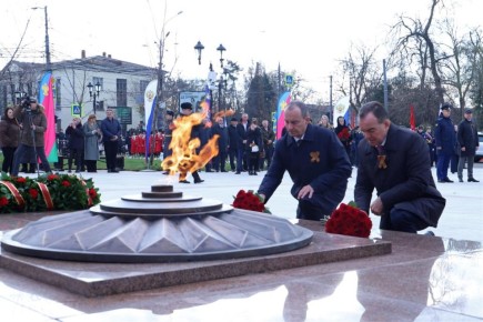 В Краснодаре открыли мемориал «Воинам Отечества - Героям России»