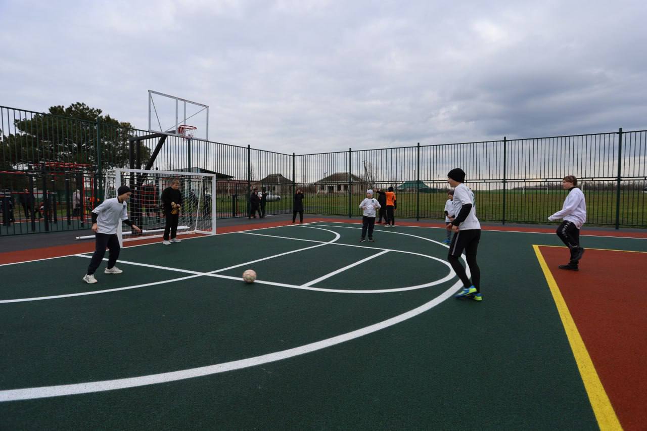 В Краснодарском крае открыли два спортивных объекта