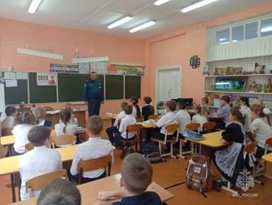 Профилактические мероприятия ГИМС: обучение школьников правилам безопасности на льду