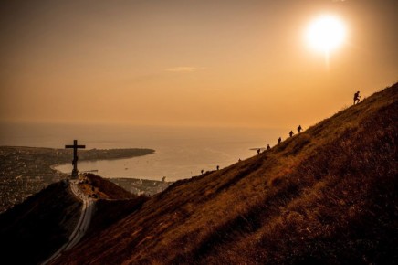 Геленджик окружён Маркотхским хребтом
