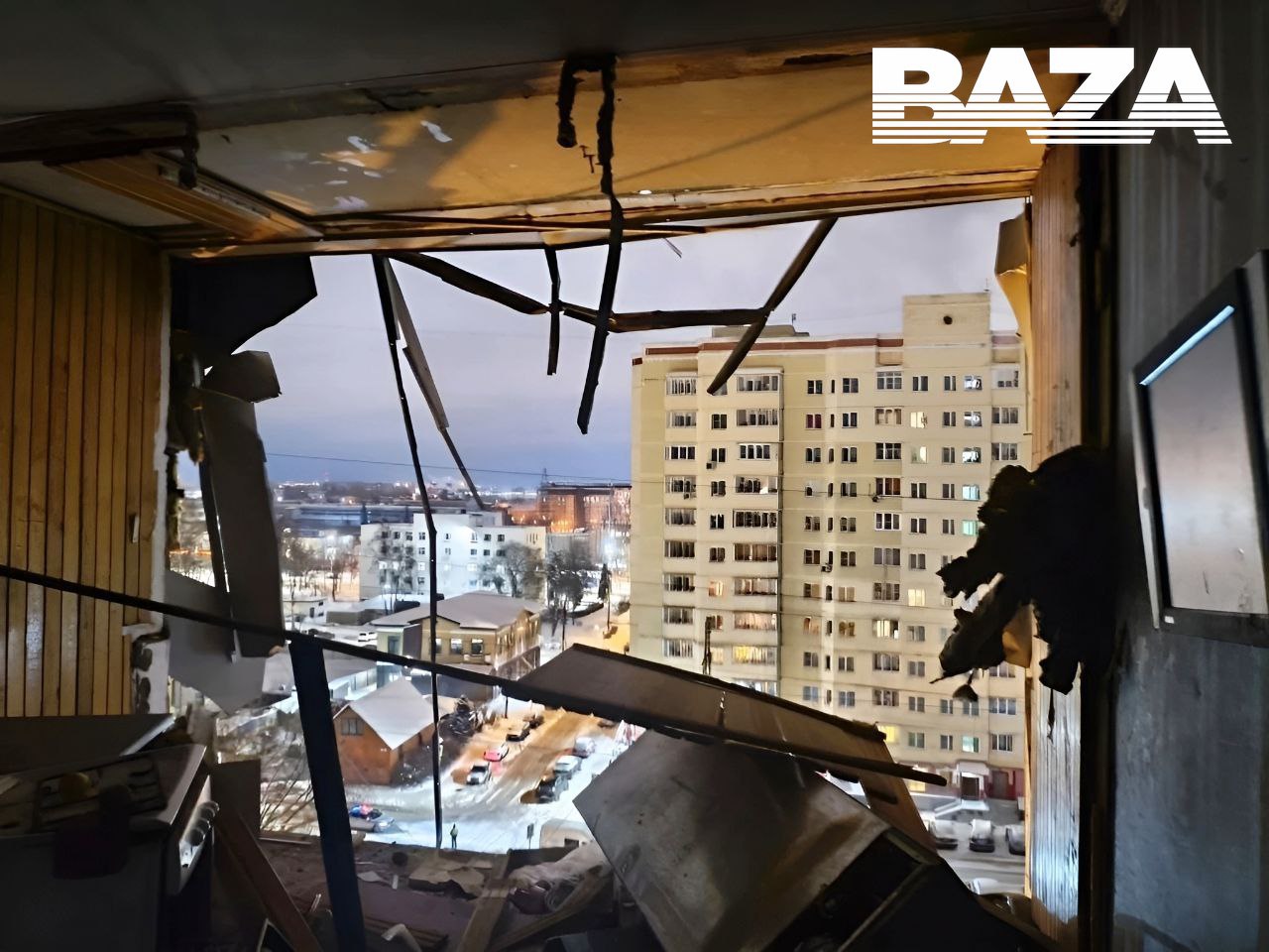 Утром СМИ сообщили об атаке дронов на жилой дом в Твери, вызвавшей пожар в мкд