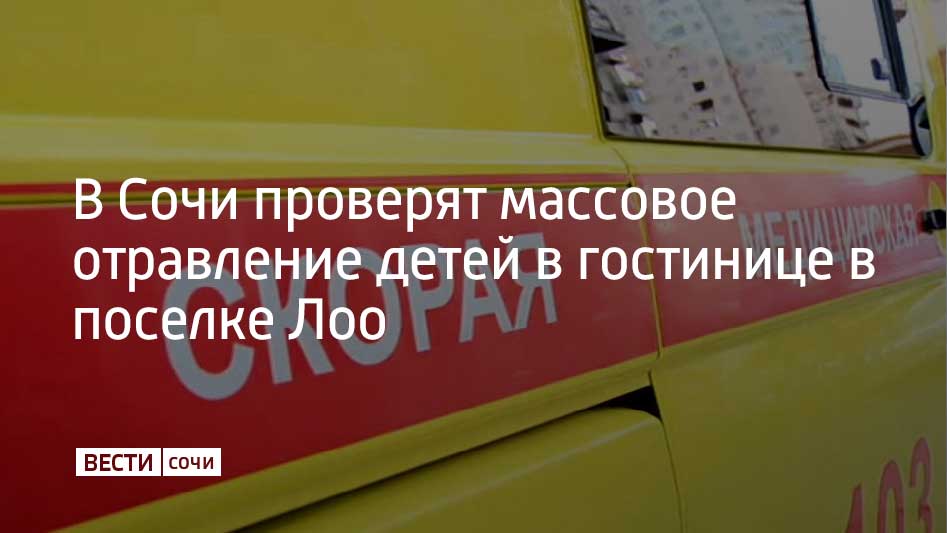 Прокуратурой Лазаревского района г. Сочи организована проверка по факту массового отравления детей в гостинице в поселке Лоо