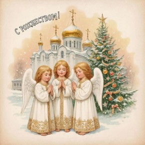 С Рождеством Христовым!. Пусть в этот тихий и светлый день ваш дом наполняется теплом любви, радостью и покоем