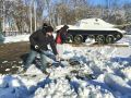 Молодёжь Краснодара в различных районах города присоединяется к уборке снега