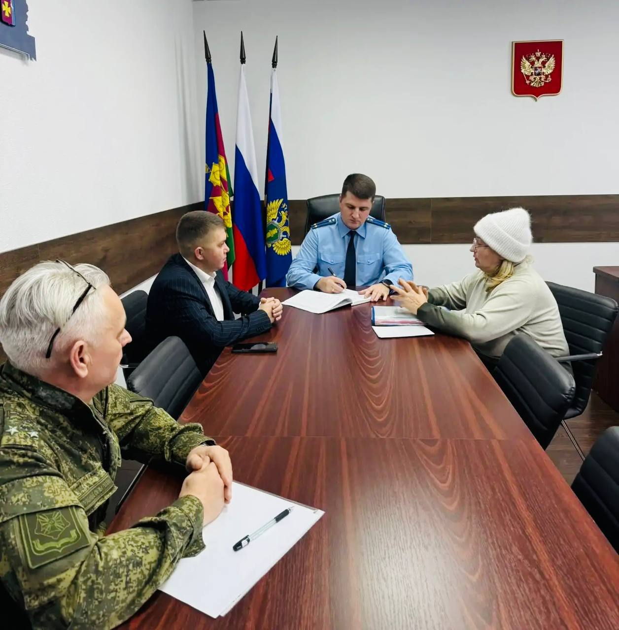 В прокуратуре Павловского района состоялся прием участников СВО и членов их семей