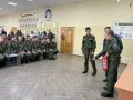 Навыки учебной эвакуации при пожаре получили ребята из кадетского корпуса Крымского района