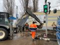 СПЕЦИАЛИСТЫ РОСВОДОКАНАЛА ПРОДОЛЖАЮТ РАБОТЫ ПО УСТРАНЕНИЮ ПОРЫВА В РАЙОНЕ "АВТОВОКЗАЛА"