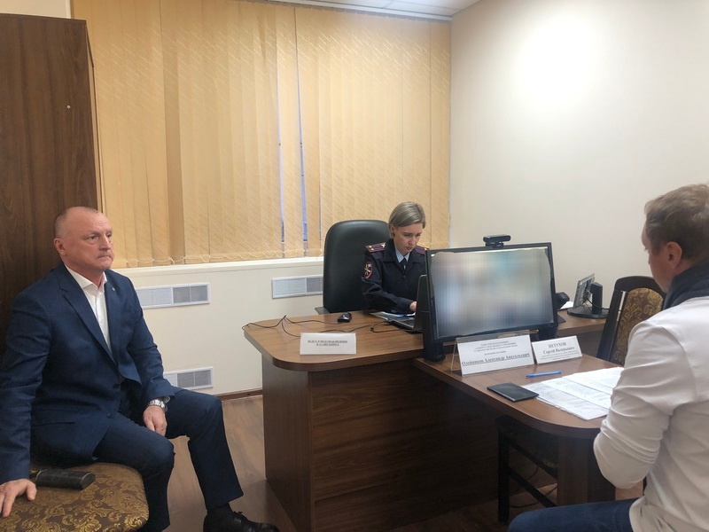 Член Общественного совета при краевом главке полиции принял участие в приеме граждан