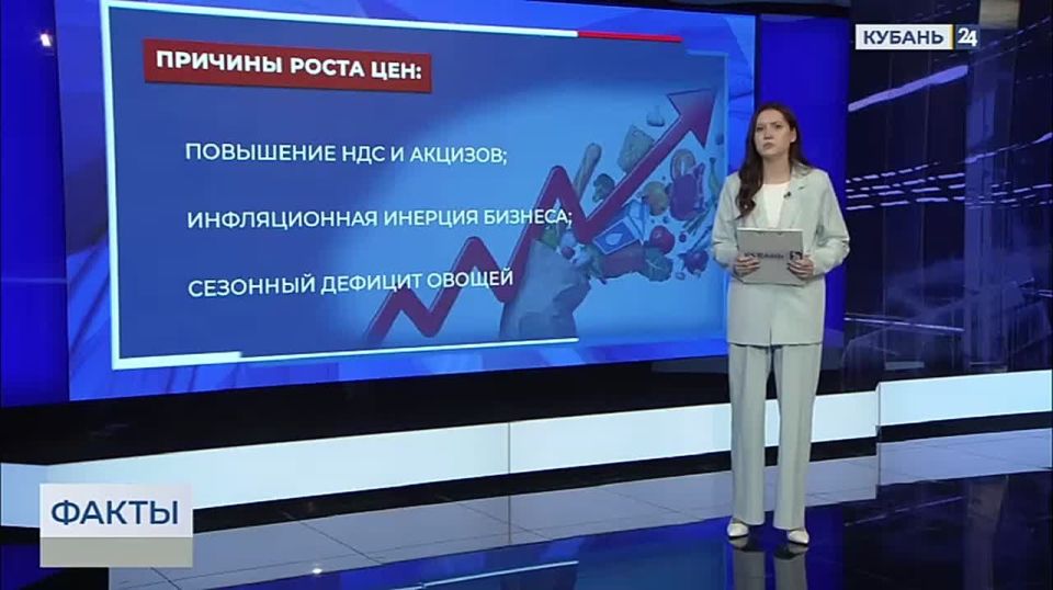 Огурцы дорожают, а масло дешевеет: как изменились цена на товары и услуги с начала года на Кубани