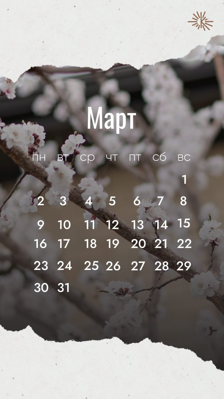 Встречаем долгожданный март весенними обоями на телефон
