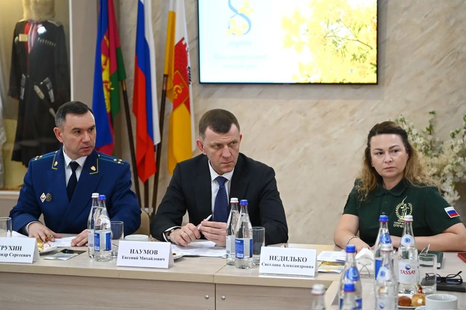 Исполняющий обязанности прокурора Кубани и глава Краснодара провели приём матерей и вдов участников СВО