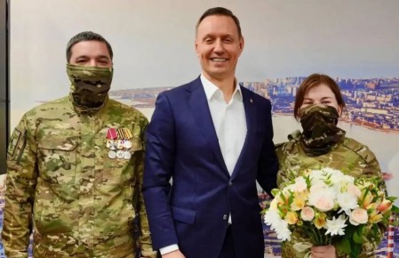 Андрей Кравченко провел встречу с «Радисткой Кэт» – легендарной девушкой-оператором БПЛА