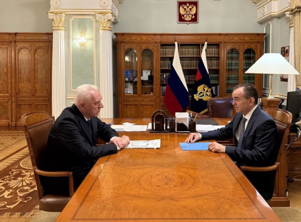 Губернатор Краснодарского края побывал на приеме у Генерального прокурора Российской Федерации в Москве